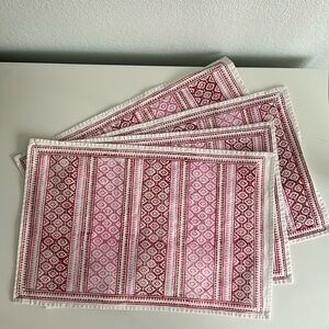Anthropologie Place Mats Set of 4